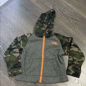 North face light zip up jacket